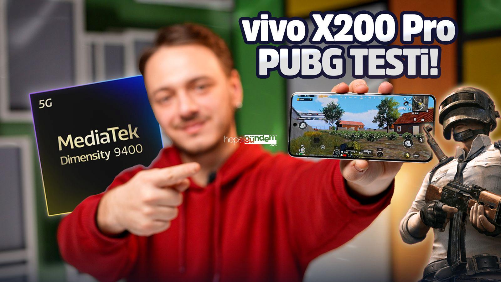 vivo X200 Pro PUBG testi!