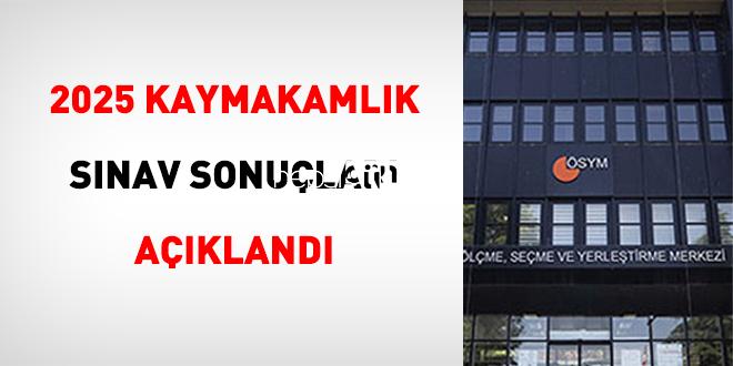 2025 Kaymakamlık İmtihan Sonuçları Açıklandı