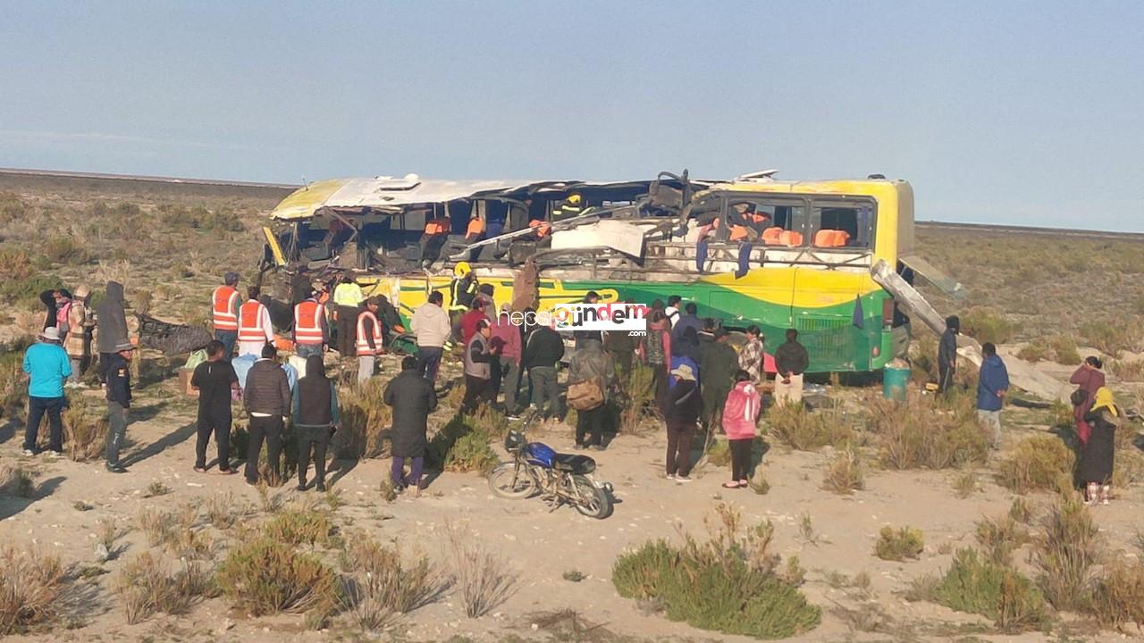 Bolivya’da trafik kazası: 37 kişi hayatını kaybetti