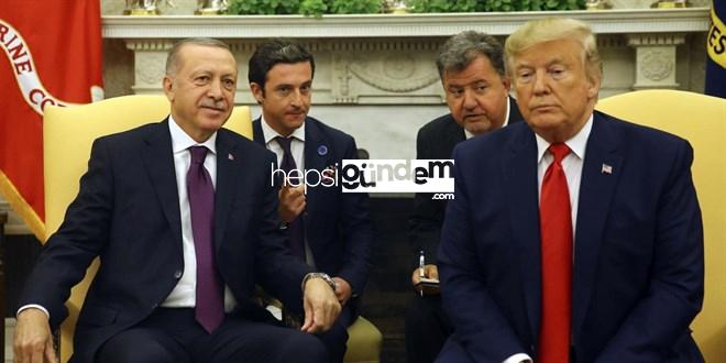 Cumhurbaşkanı Erdoğan Trump ile görüştü