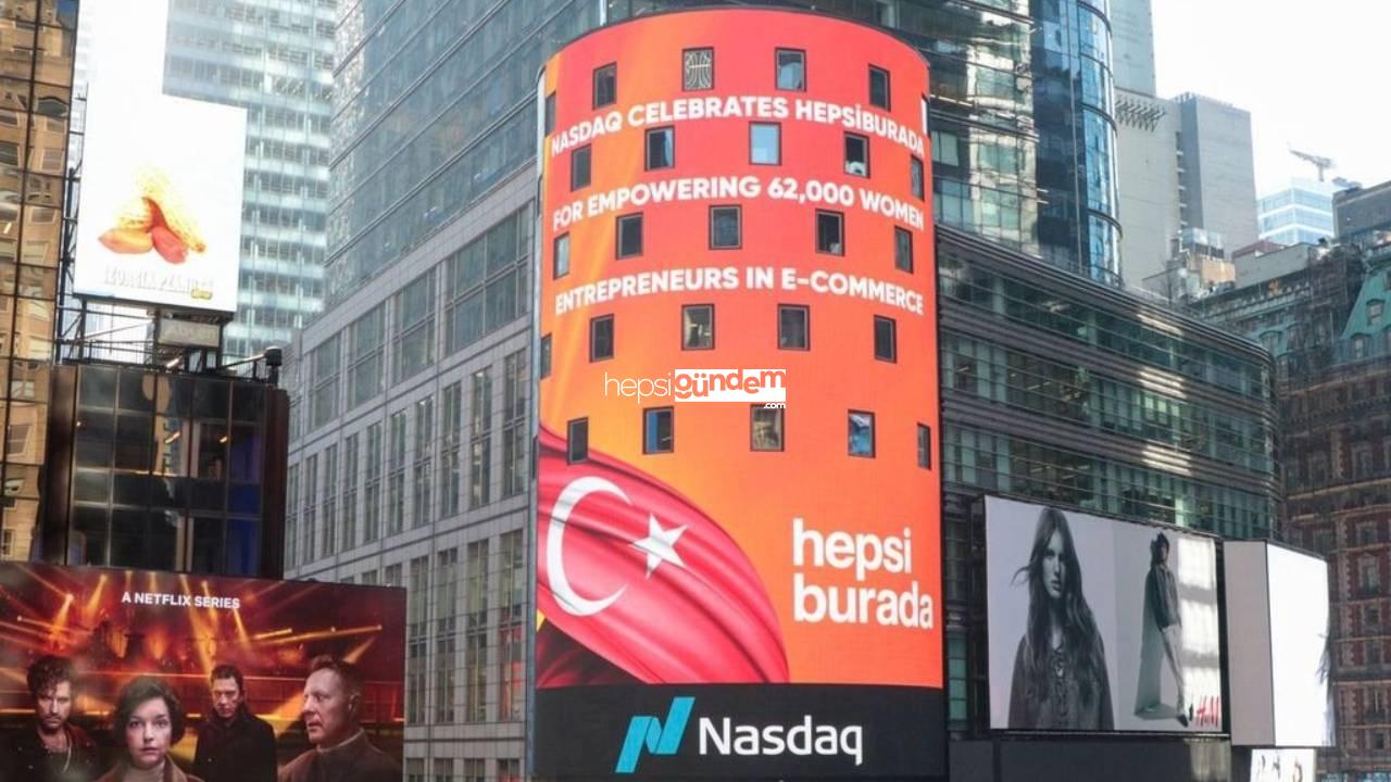 Hepsiburada’ya Nasdaq’tan Times Meydanı’nda kutlama