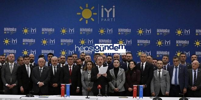 İYİ Parti Vilayet Liderlerinden açıklama: Yaşananları sokak sokak anlatacağız