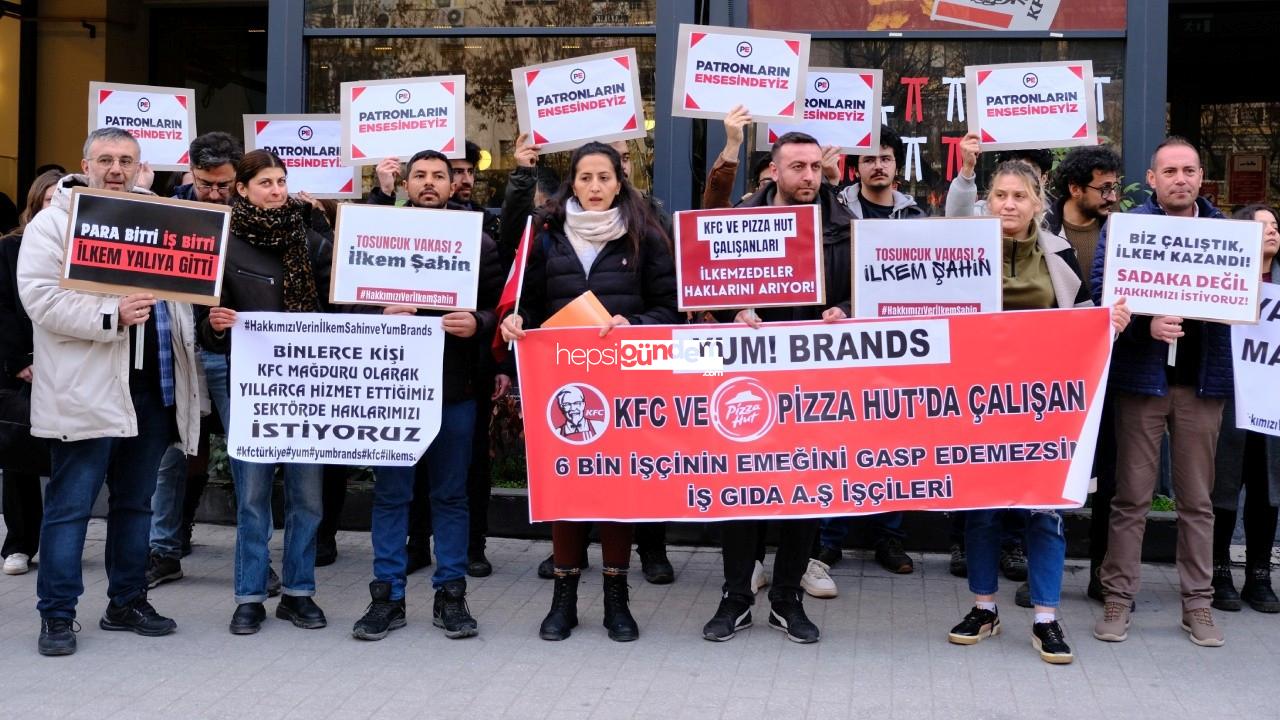 KFC ve Pizza Hut çalışanlarının hareketi sürüyor: Krizin yükünü işverenler ödesin