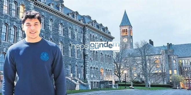 Liseli Emir’den büyük muvaffakiyet: Cornell’den 80 bin dolar burs kazandı