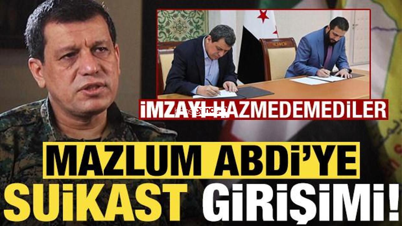 Son dakika: SDG elebaşı Mazlum Abdi’ye suikast girişimi! İmzayı hazmedemediler…