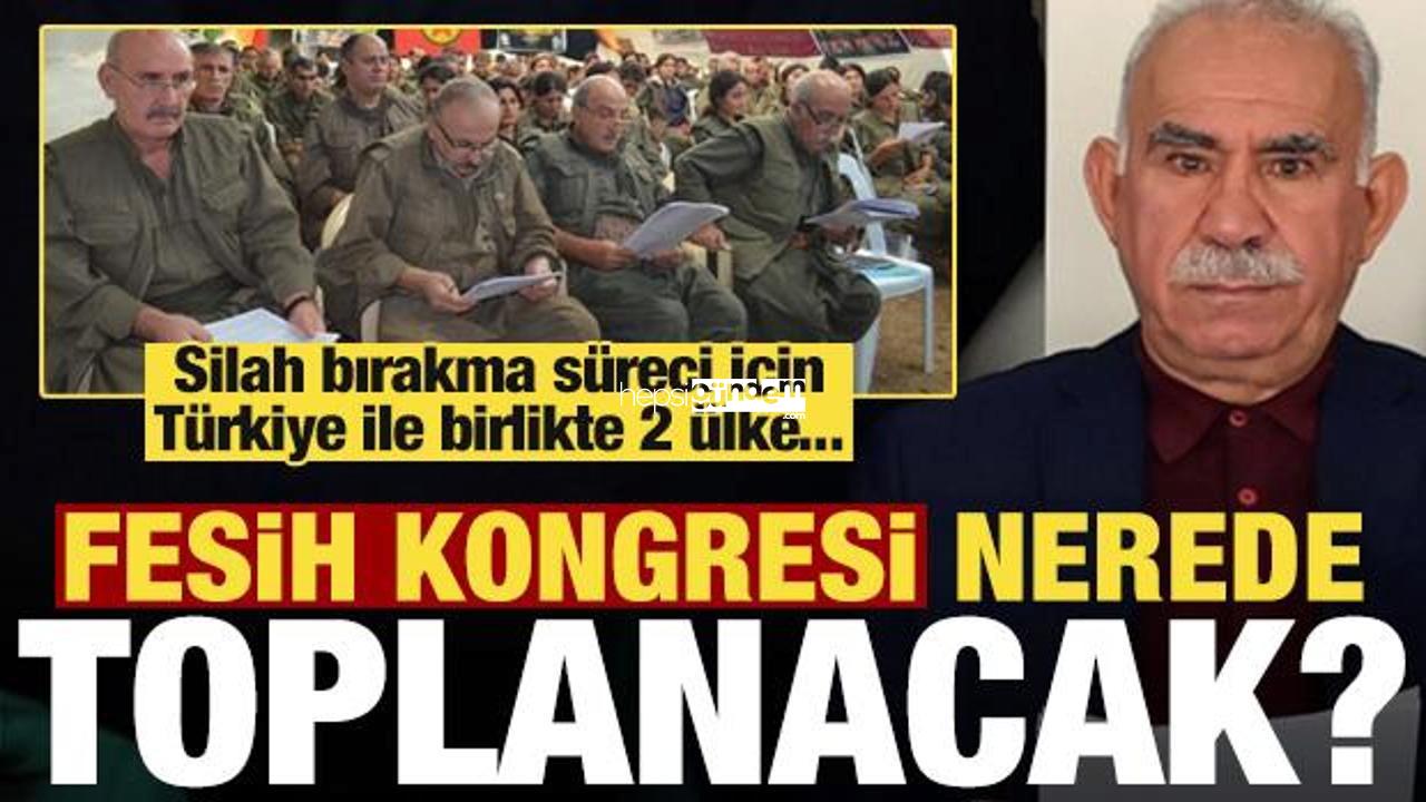 Terör örgütü PKK’nın ‘fesih’ kongresi nerede toplanacak? Türkiye 2 ülke ile birlikte…