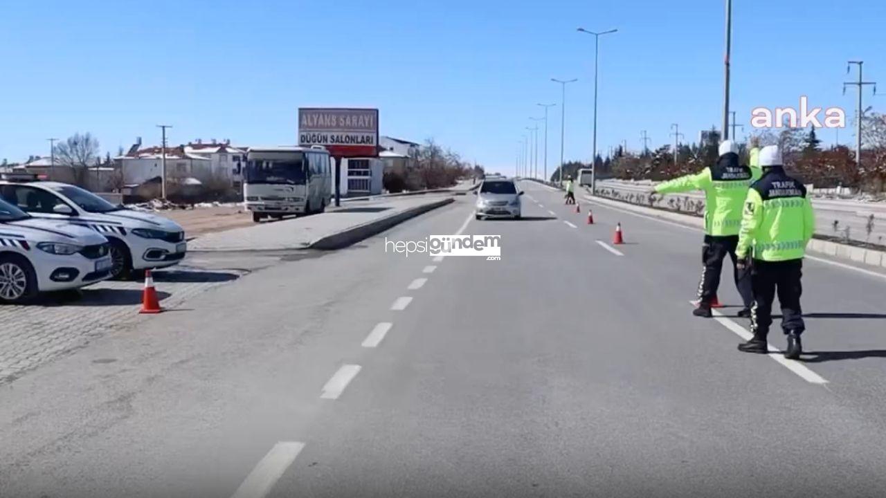 Trafik kontrollerinde son bir haftada 528 bin 511 araca yahut şoföre süreç yapıldı